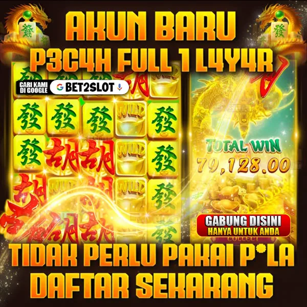 BET2SLOT Bonus Member Baru 100%